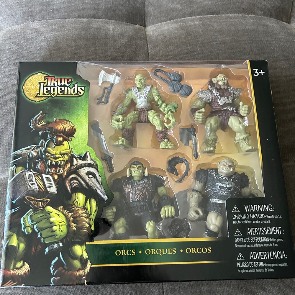 True Legends Orcs Action Figure Pack - Green